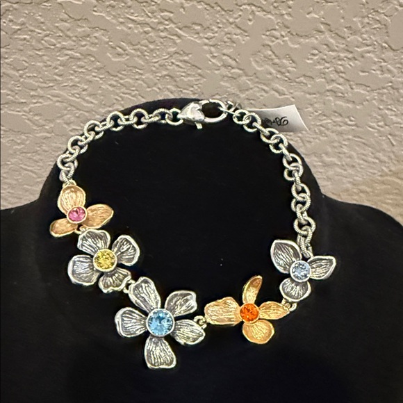 🌼🆕🌼 Brighton Everbloom Jardin Garland Bracelet NWT $98 - Picture 6 of 6